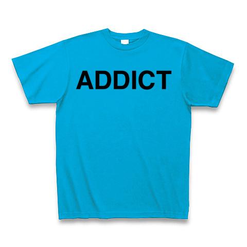 ADDICT-アディクト- Tシャツ(ターコイズ/Pure Color Print)を購入