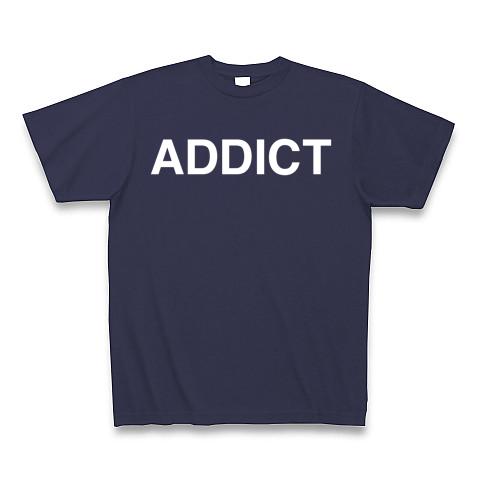 ADDICT-アディクト- 白ロゴ Tシャツを購入|デザインTシャツ通販【ClubT】