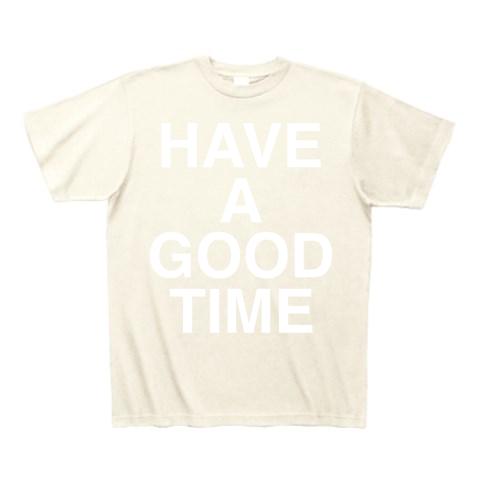 HAVE A GOOD TIME 白ロゴ Tシャツ(アイボリー/Pure Color Print)を購入