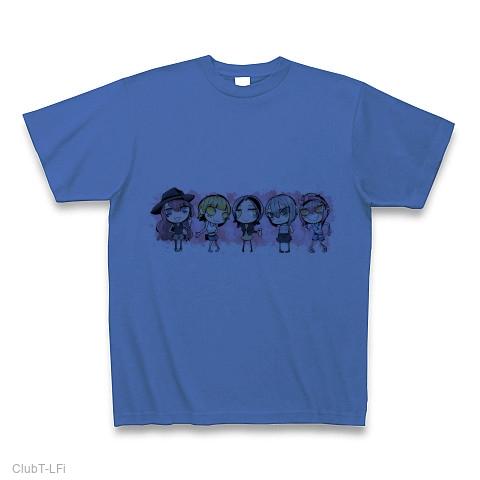 ちびキャラお姉さん Tシャツ(ミディアムブルー/通常印刷)を購入