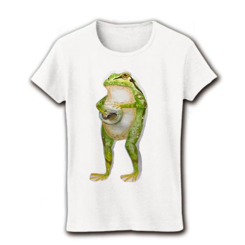 子守（カエル） レディースTシャツを購入|デザインTシャツ通販