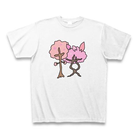 漢字イラスト（桜） Tシャツを購入|デザインTシャツ通販【ClubT】