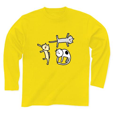 漢字イラスト（猫） 長袖Tシャツを購入|デザインTシャツ通販