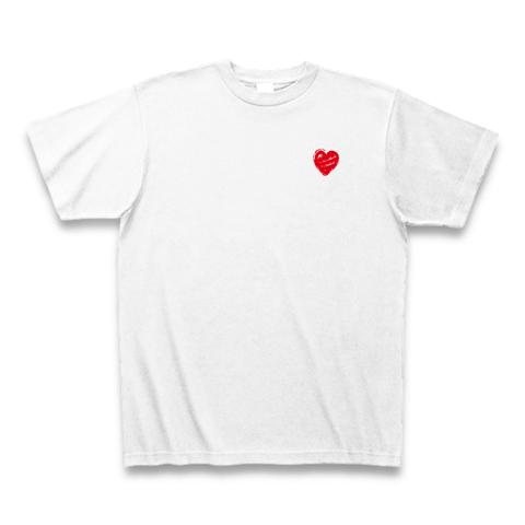 NAN ITALIAN HEART 売れ筋商品|||ナン イタリアン ハート Tシャツ トップス レディース Tops White 左胸にハート Tシャツを購入|デザインTシャツ通販【ClubT】
