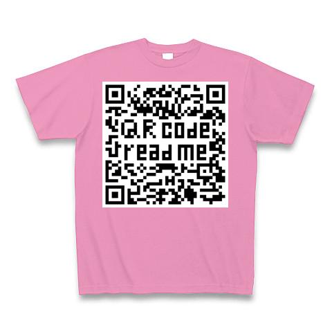 QRコード Tシャツ(ピンク/Pure Color Print)を購入|デザインTシャツ