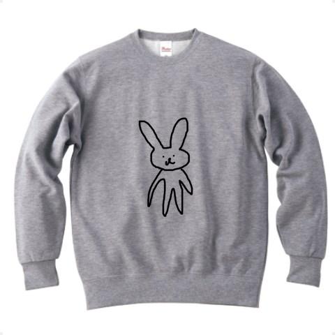 手足が長いうさぎ トレーナーを購入|デザインTシャツ通販【ClubT】