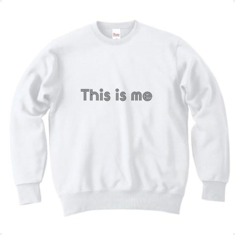 THIS IS ME! ホワイト Tシャツ（Mサイズ） This is meの全アイテム|デザインTシャツ通販【ClubT】