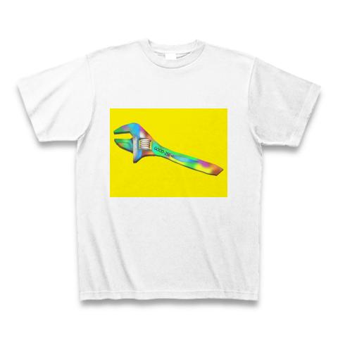 アートなレンチ』Tシャツ（by はっぴーあっぴー）・ホワイト・通常印刷