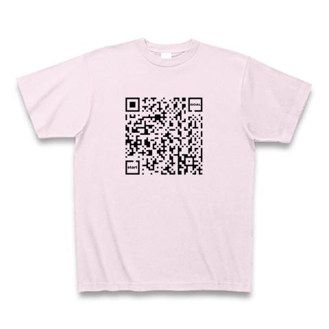 QRコードの迷路 Tシャツ(ピーチ/通常印刷)を購入|デザインTシャツ通販