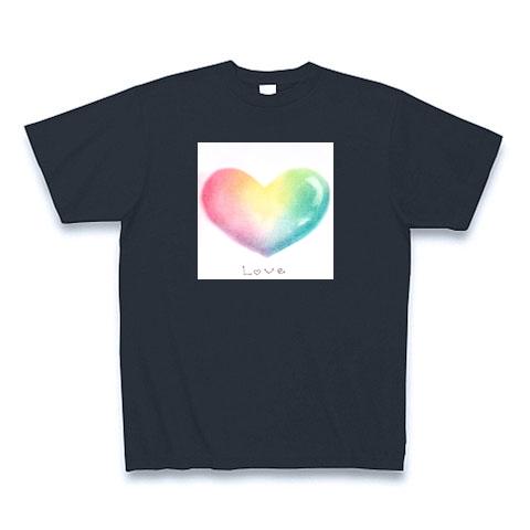 【きいろハート】Tシャツ 溶けるハート / 襟足 ( urufu25 )のオーバーサイズTシャツ通販