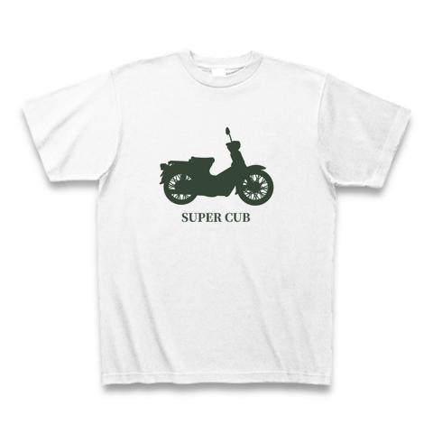 Tシャツ・カットソー HONDA MOTORCYCLE Anime Super Cub Short Sleeve White Honda Super Cub T-shirt White - PHYPS HOME