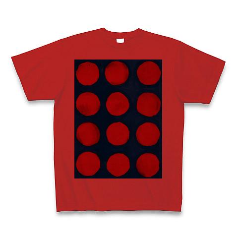 PLAY 水玉模様 長袖Tシャツ 赤 COMME des GARCONS（ドット ・ Tシャツ(長袖/七分)）のフリマ