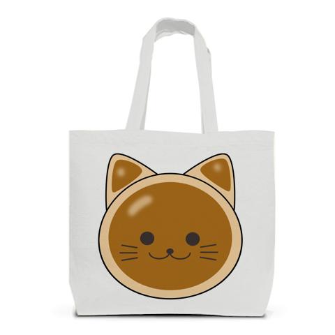 猫パン トートバッグL(ライトグレー)を購入|デザインTシャツ通販【ClubT】