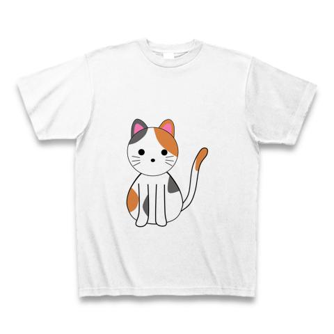 しろねこと三毛猫 Tシャツ(ホワイト/通常印刷)を購入|デザインTシャツ