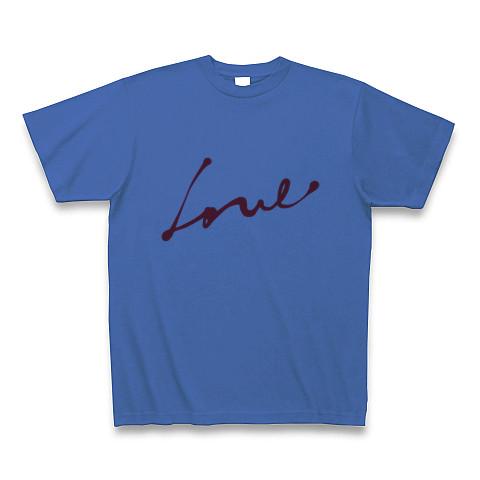 LOVE ラブ 愛 インク筆記体 Tシャツを購入|デザインTシャツ通販【ClubT】