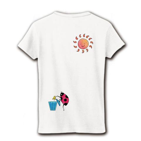 転倒ムシ（てんとう虫） レディースTシャツを購入|デザインTシャツ通販