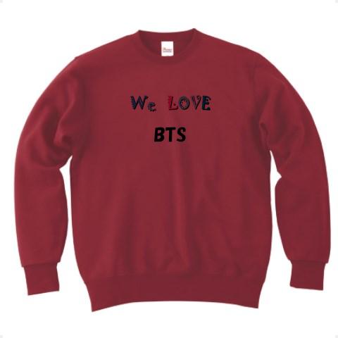 BTS We love シリーズ ☆同品質最安☆ I love『BTS』Love Design BTSＴ ...