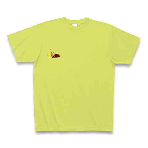 たぬきの刺繍風 Tシャツを購入|デザインTシャツ通販【ClubT】
