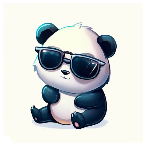 AVAVAV Panda sunglasses パンダサングラス Sunglasses & Panda（サングラス & パンダ） 掛時計を購入
