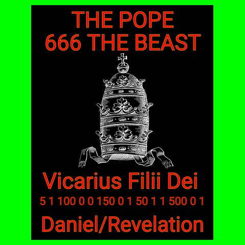 VicariusFiliiDeiローマ教皇獣666