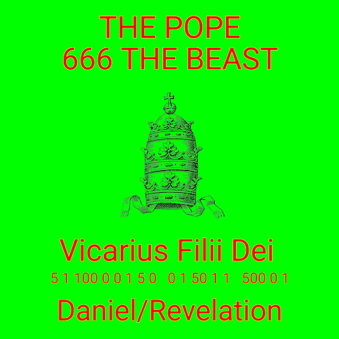 VicariusFiliiDeiローマ教皇獣666