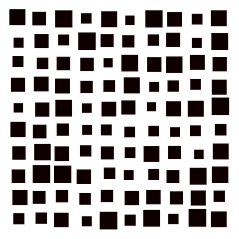 空間とシンプルな模様1(黒)