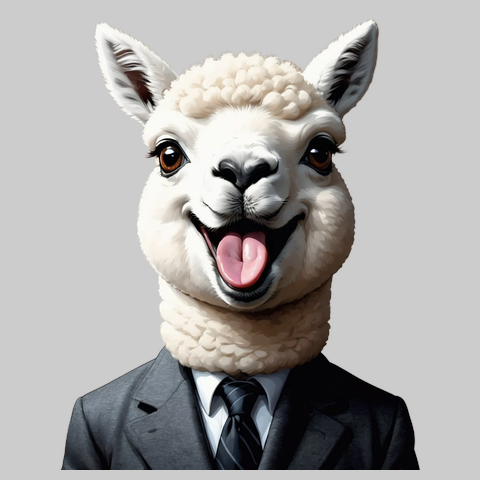 あっかんべーアニマルズ（アルパカ①）