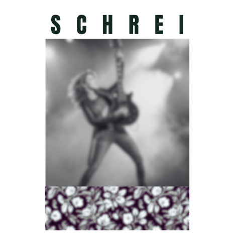 SCHREI × Floral Docking Tee｜異素材ドッキング・バンドスタイルTシャツ