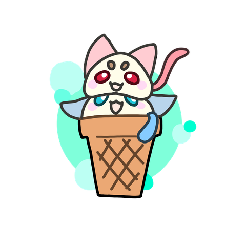 ねこもちしりーず　ダブルアイス