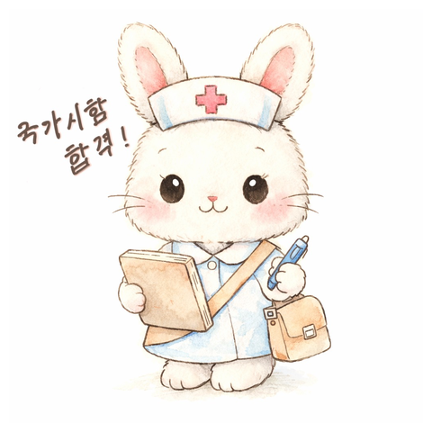 看護師国試合格うさぎ