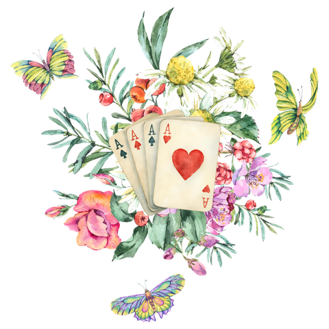 トランプ＆フラワー