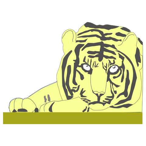 ぐでるか！かわいい虎