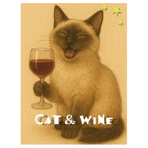 Cat & Wine