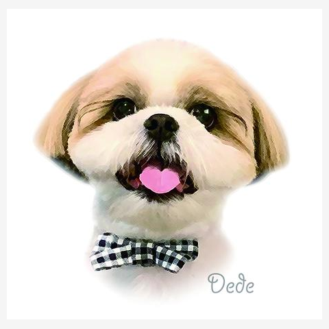 シーズー犬ででくん（蝶ネクタイ） トートバッグSを購入|デザインT  