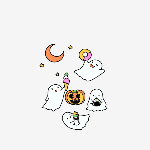 ハロウィンおばけ パーカーを購入|デザインTシャツ通販【ClubT】