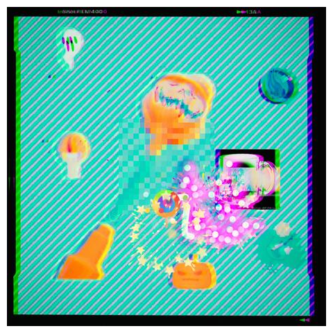 ハロウィンでクリスマス風の写真風加工イラストのグッズ