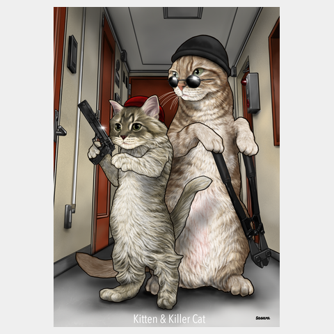 Kitten & Killer Cat_背景あり