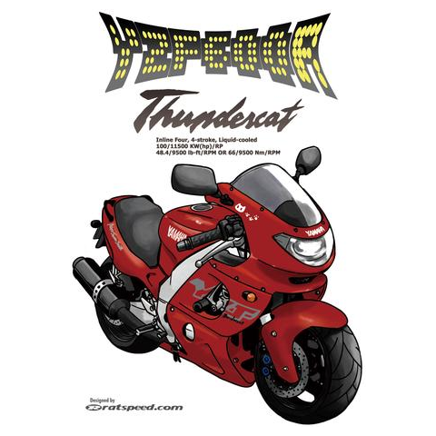 YZF600RThundercat Red