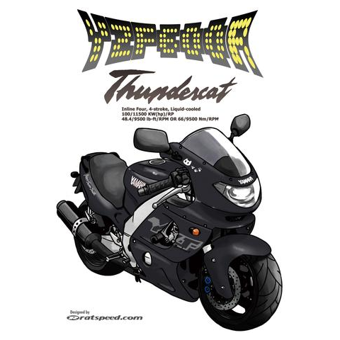 YZF600RThundercat Black