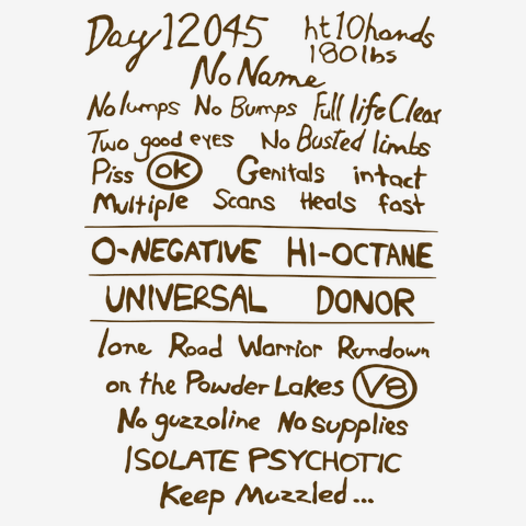 輸血袋 O-NAGATIVE HI-OCTANE