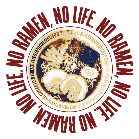 ノーラーメン・ノーライフTシャツ