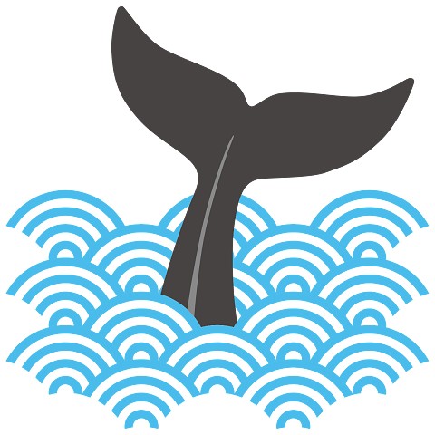青海波に鯨の尻尾 ver.2