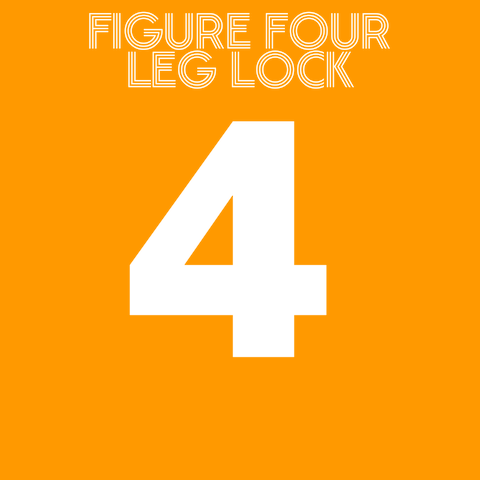 「足四の字固め」FIGURE FOUR　LEG LOCKプロレス技【design by マハラジャ】