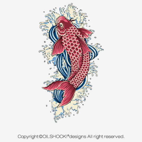 赤鯉の滝昇り トレーナーを購入|デザインTシャツ通販【ClubT】