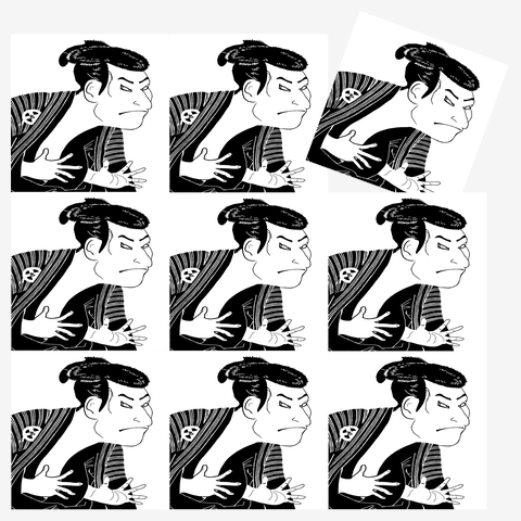 東洲斎 写楽 「三世大谷鬼次の奴江戸兵衛」