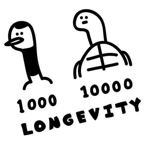 鶴は千年、亀は万年