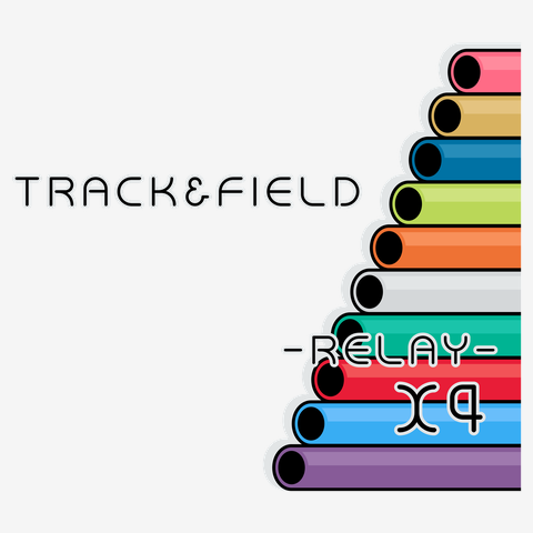 陸上競技　リレーバトン