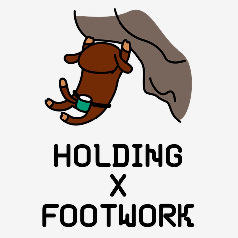 クライミング　ホールディング×フットワーク・B