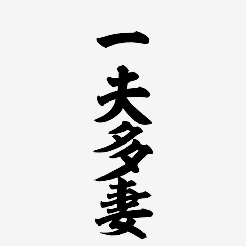 一夫多妻　モテモテやね&#10084;