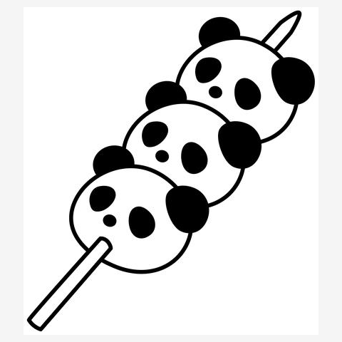 だんごパンダ3兄弟